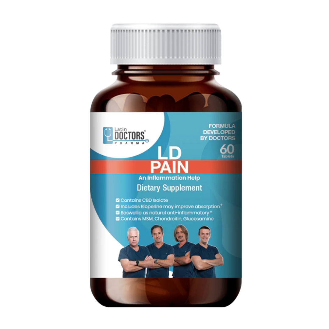 LD Pain Relief Tablets analgésico alivia dolor 60 tabletas
