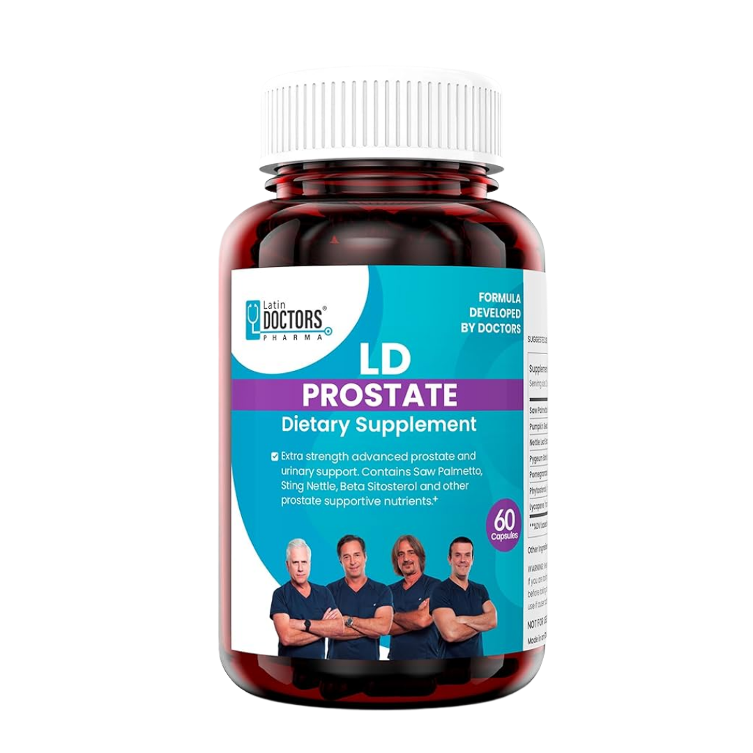 LD Prostate Health Support suplemento próstata hombre 60 cápsulas
