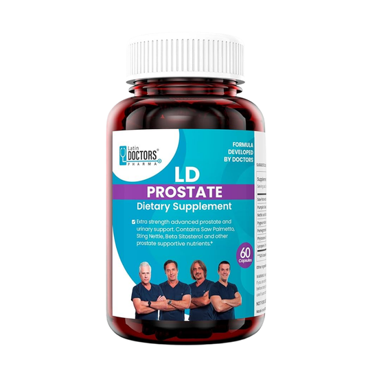 LD Prostate Health Support suplemento próstata hombre 60 cápsulas
