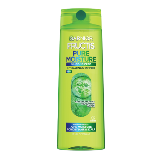 Champú hidratante Garnier Fructis Pure Moisture pepino y hialurónico 12.5oz
