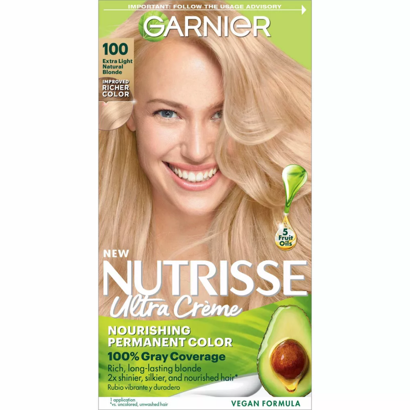 Garnier Nutrisse Ultra Crème 100 Extra Light Natural Blonde (Kit)