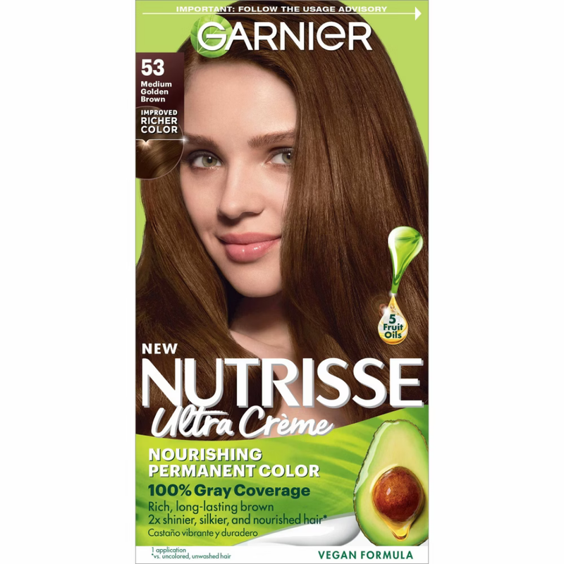 Garnier Nutrisse Ultra Crème 53 Medium Golden Brown (Kit)