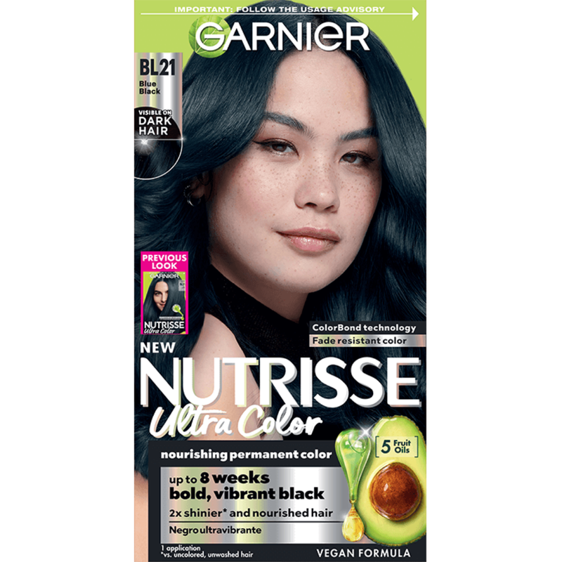 Garnier Nutrisse Ultra Color Blue Black BL-21 (3.4oz)
