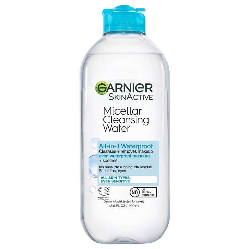 Garnier SkinActive Micellar Cleansing Water for Waterproof Makeup (13.5 oz)