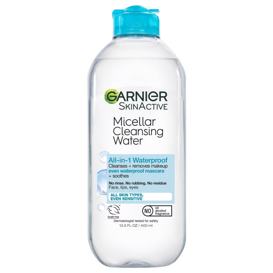 Garnier SkinActive Micellar Water Rose Water limpieza suave 13.5oz