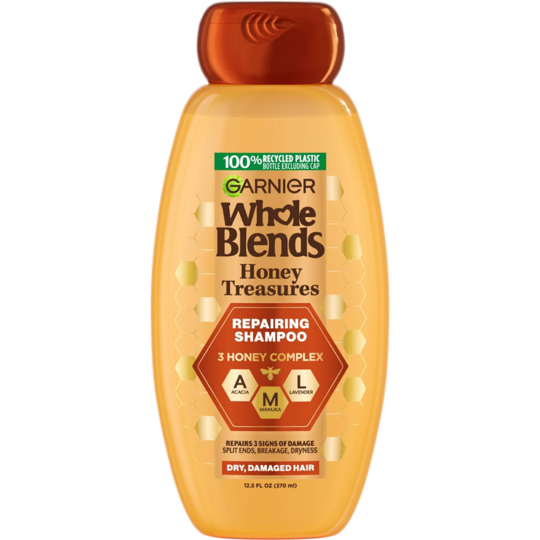 Champú reparador Garnier Whole Blends Miel