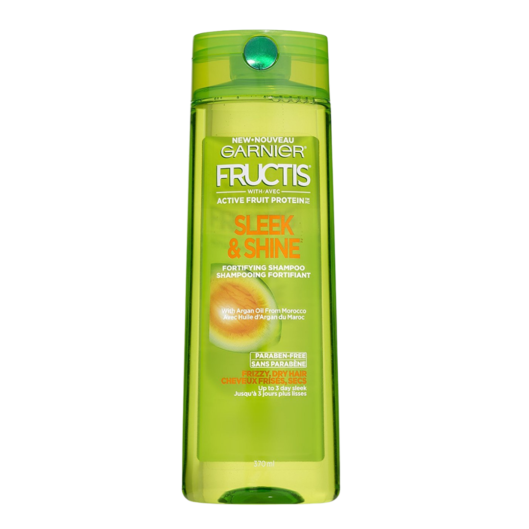 Champú Garnier Fructis Sleek and Shine control frizz con aceite de argán