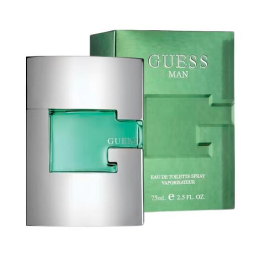 Perfume para hombre Guess Man Eau de Toilette botella de 2.5oz.