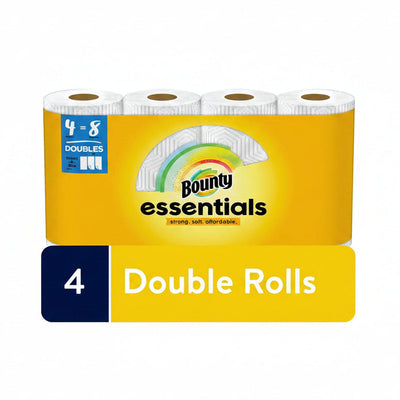Bounty Essentials Select-A-Size Paper Towels, 4 Double Rolls