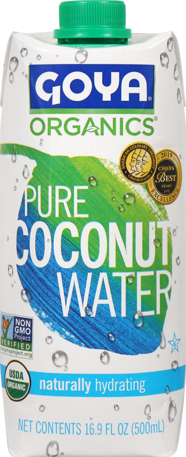 Agua de Coco| GOYA | Orgánica 100%  Pura| 16.9 fl oz