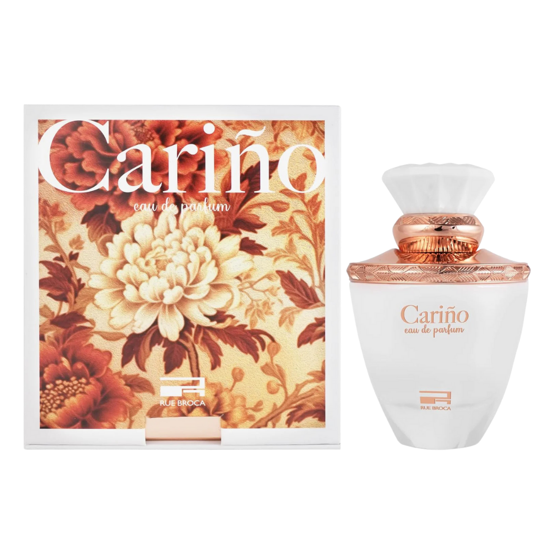 Perfume Rue Broca Carino White Eau de Parfum para mujer botella blanca 3.4oz.