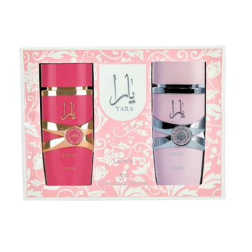 Set de perfumes Lattafa Yara 5th Anniversary Edition para mujer con Yara y Yara Candy