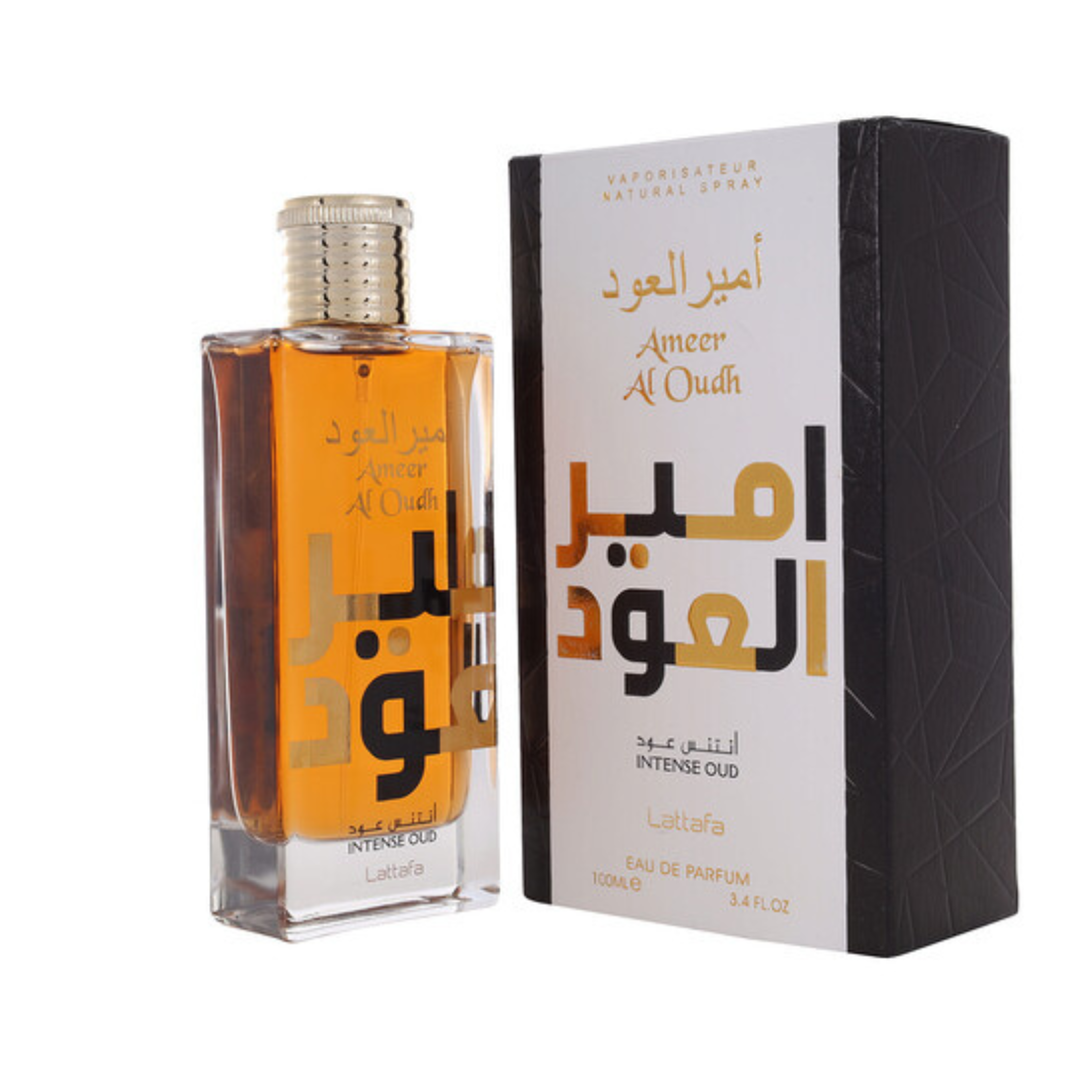 Lattafa Ameer Al Oudh Intense Oud Eau de Parfum Unisex 3.4oz – fragancia oriental amaderada