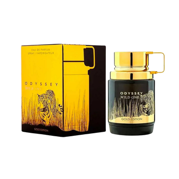 Perfume Armaf Odyssey Wild One Gold Edition frasco cantimplora 100ml.