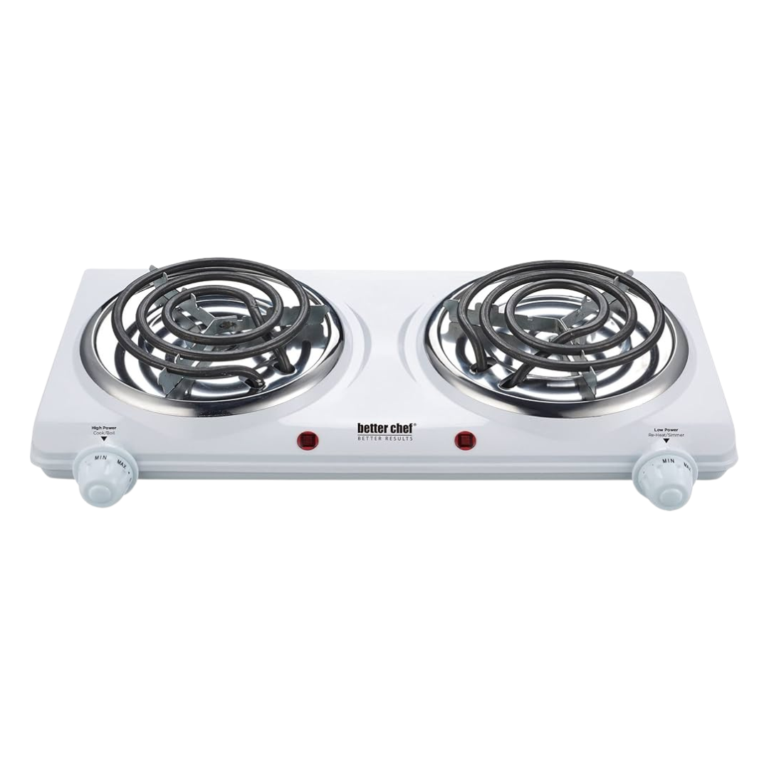 Quemador doble Better Chef IM-302DB en acero inoxidable