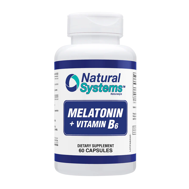 Natural Systems Melatonin + B6 60 Tablets