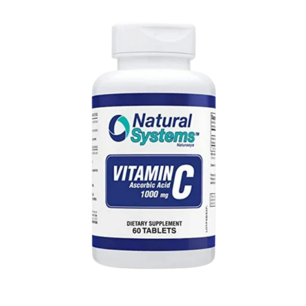 Natural Systems Vitamin C Ascorbic Acid 1000mg (60 Tablets)