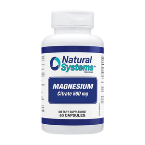 Natural Systems Magnesium Citrate 500mg 60 capsules magnesio alta absorción