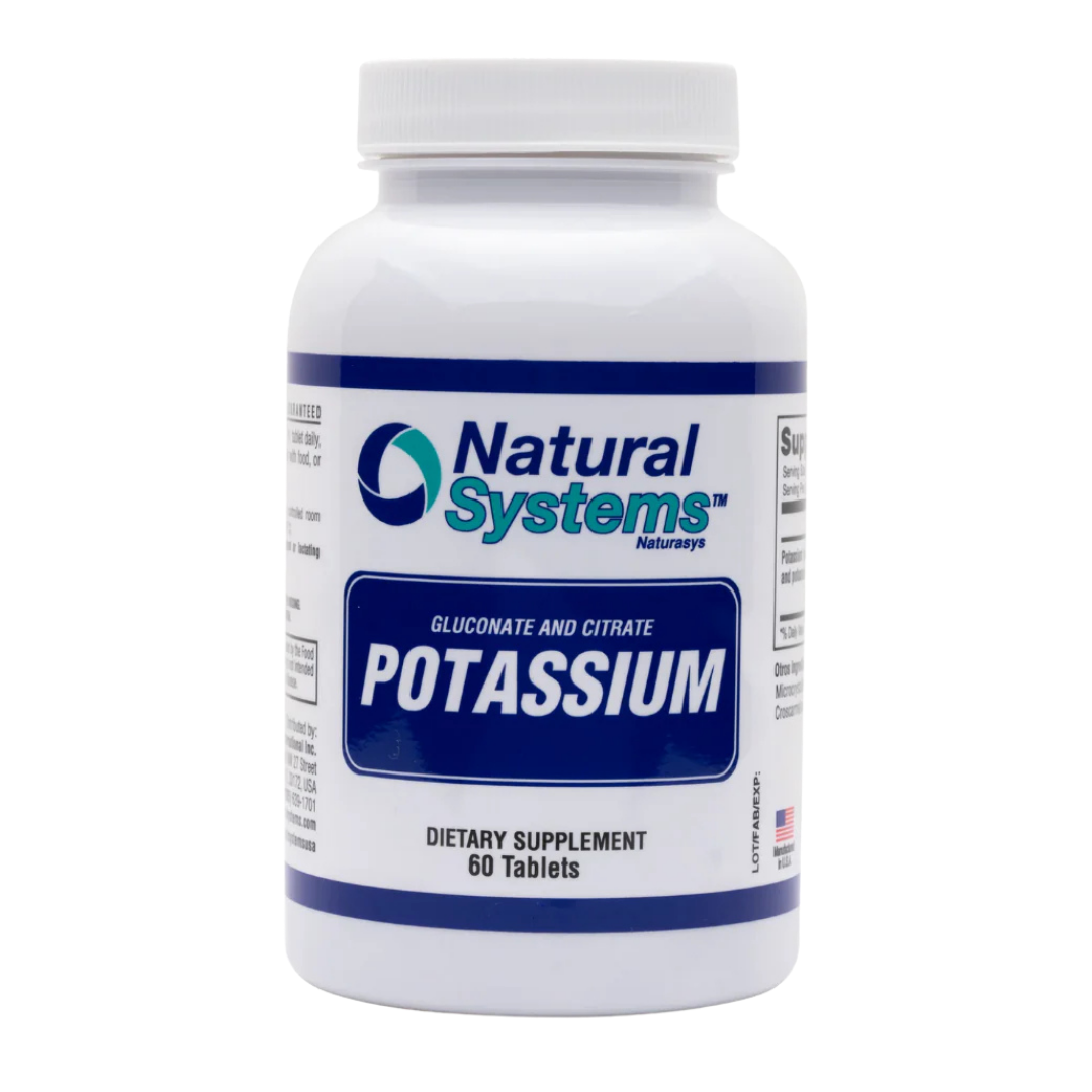 Natural Systems Potassium suplemento de potasio 60 tabletas