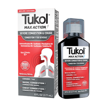 Tukol Max Congestion & Cough Relief jarabe para la tos 6oz