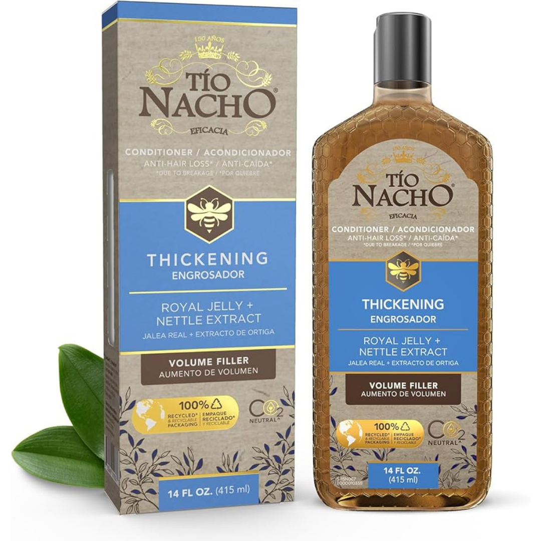 Acondicionador Tío Nacho Engrosador con jalea real y ortiga 14oz