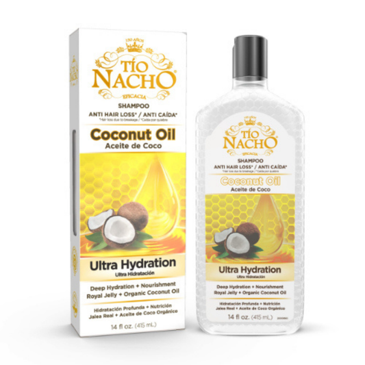 Shampoo Tío Nacho Coconut Oil ultra hidratación 14oz