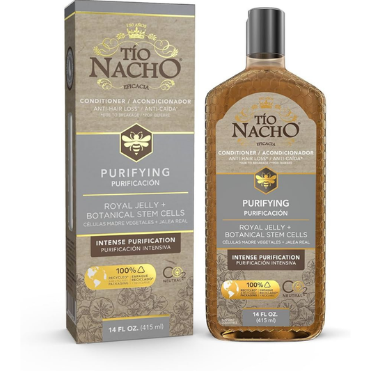 Acondicionador Tio Nacho Purifying con jalea real y células madre 14oz