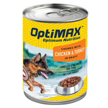 Optimax Chicken & Turkey 14.6oz comida húmeda para perro