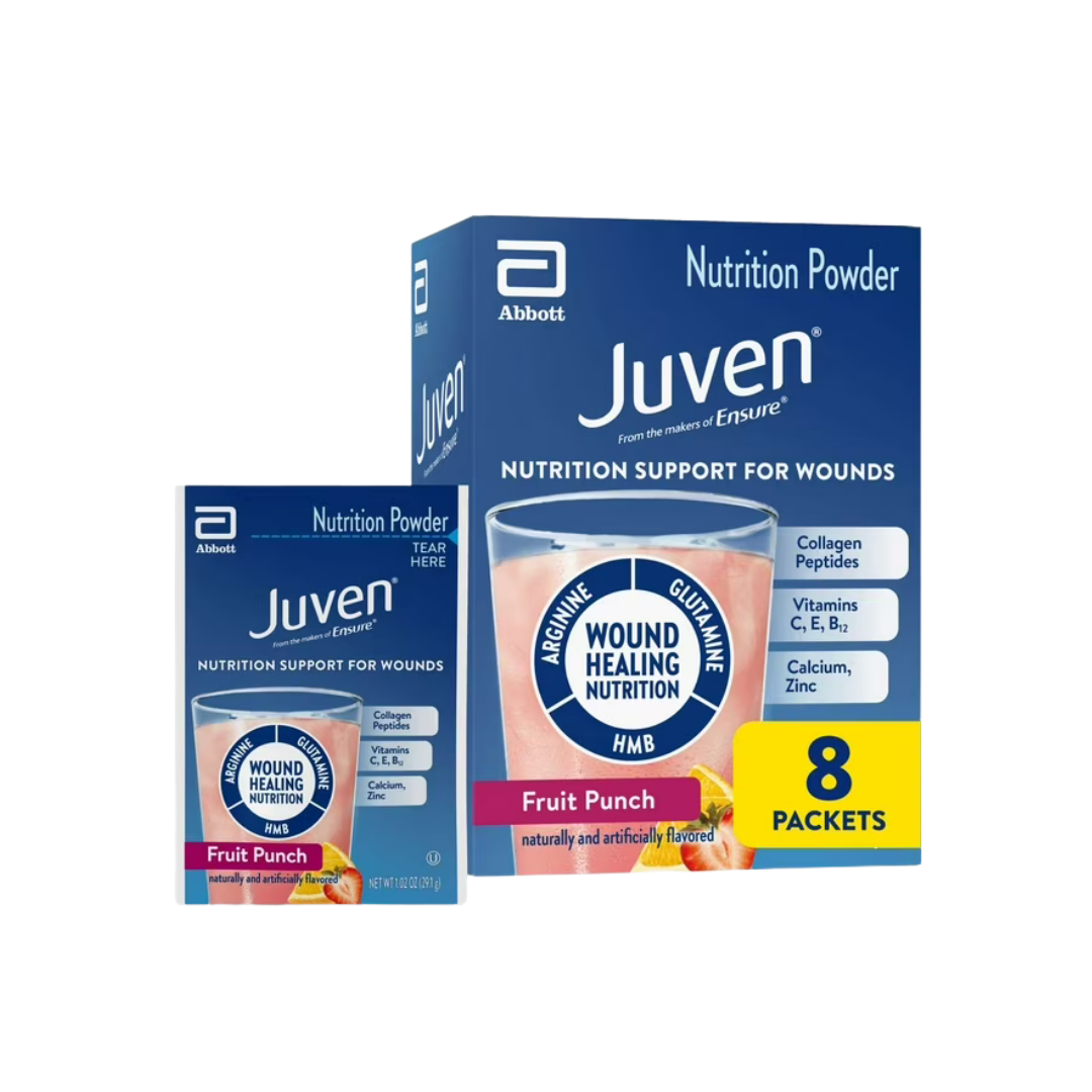 Abbott Juven soporte nutricional para heridas sabor fruit punch pack de 8