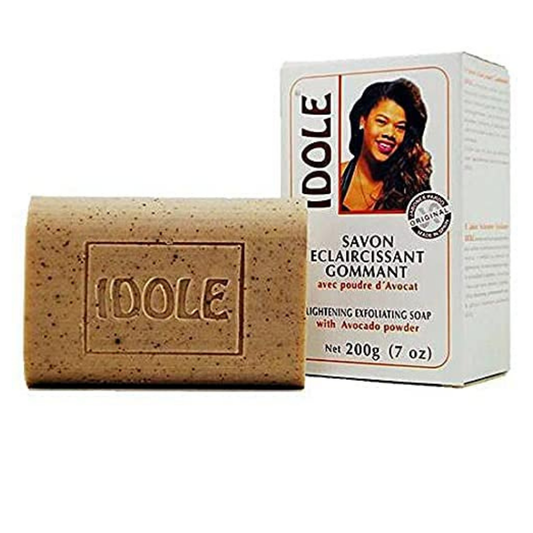 Idole Exfoliating Soap Avocado jabón exfoliante aguacate aclarante 200g