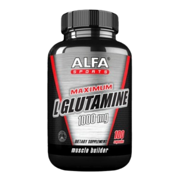 Alfa Max L-Glutamine Capsules suplemento recuperación muscular 100 cápsulas