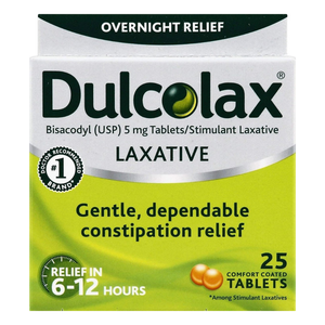 Dulcolax Laxative Tablets laxante tabletas alivio estreñimiento 25 unidades