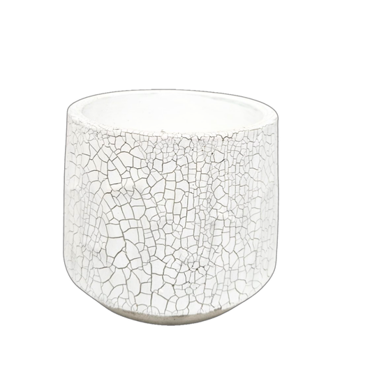 White Flower Pot maceta blanca moderna para plantas