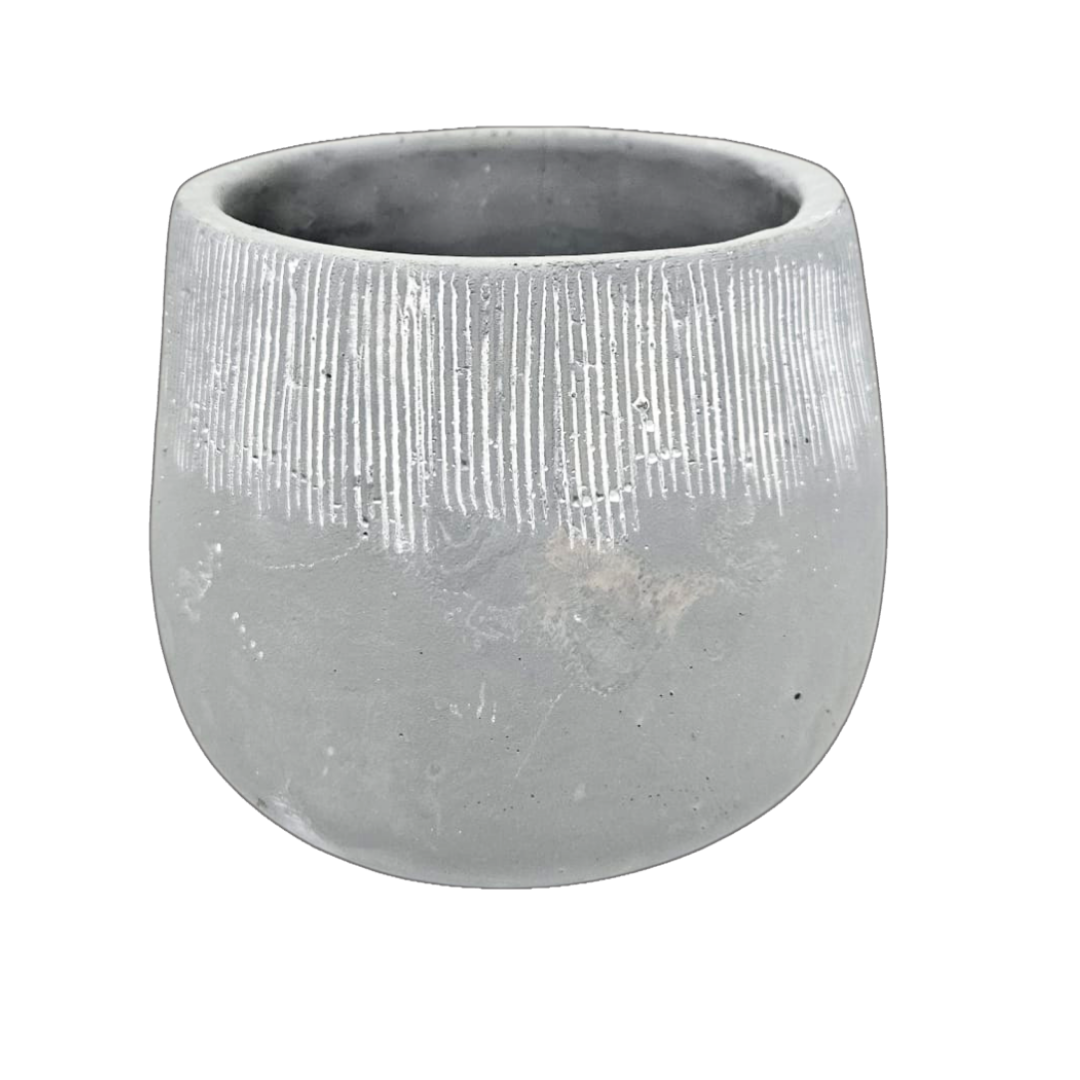 Gray Flower Pot maceta gris elegante para plantas