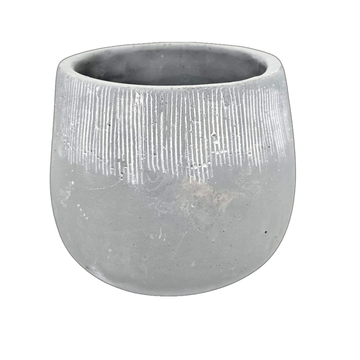 Gray Flower Pot maceta gris elegante para plantas