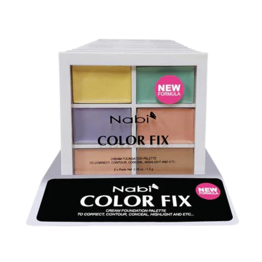 Nabi Color Fix Cream Foundation Palette paleta para corregir, contornear y resaltar