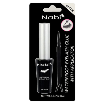 Nabi Waterproof Eyelash Glue Black pegamento pestañas negro 7g
