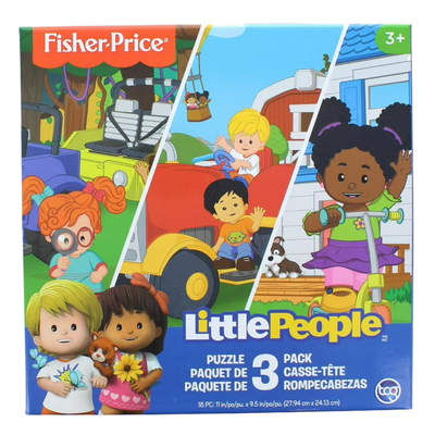 Fisher-Price Little People 3-Pack Puzzle Set (3Y+)