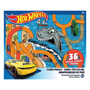 Hot Wheels Floor Puzzle 36 piezas rompecabezas suelo tiburón