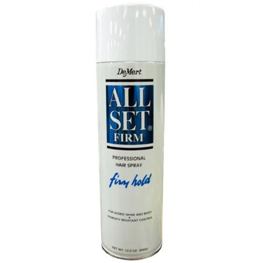 DeMert All Set Firm Blue Firm Hold Hair Spray (12oz)