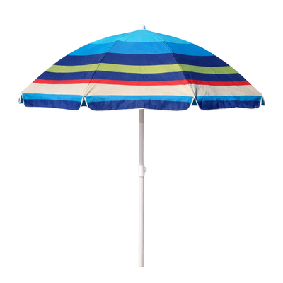 SunLife Adjustable Beach Umbrella with Tilt Function Striped (1 unit)
