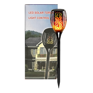 LED Solar Torch Light lámpara solar decorativa de jardín