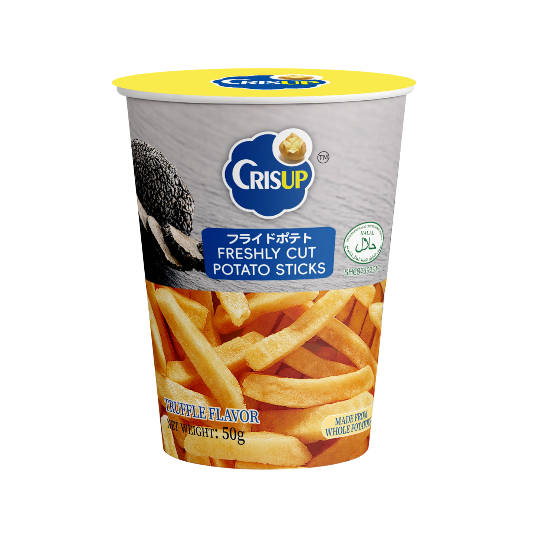 Crisup potato sticks trufa snack gourmet 1.76oz