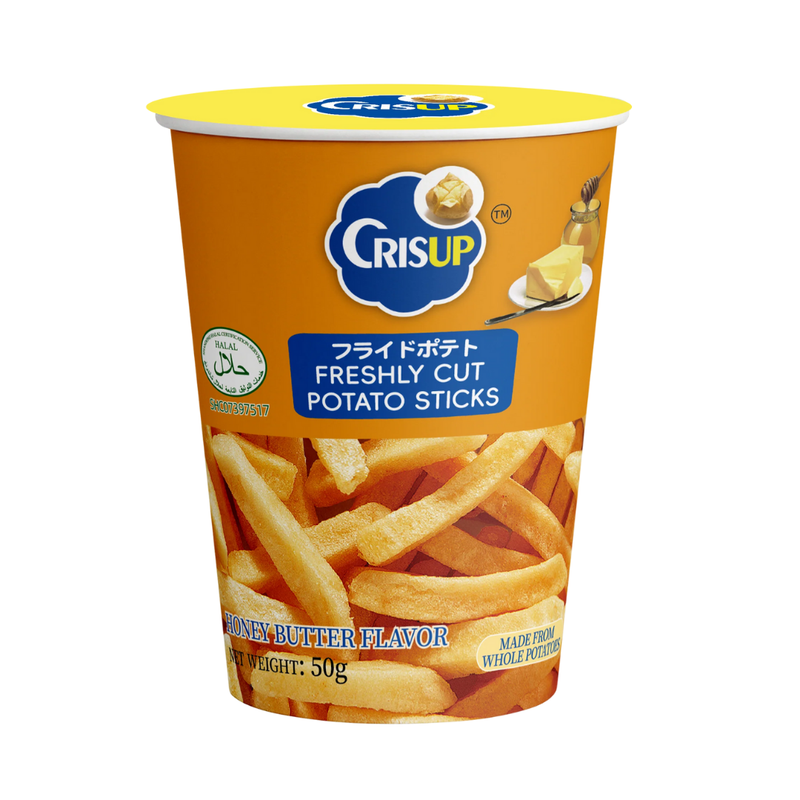 Crisup Freshly Cut Potato Sticks Honey Butter (1.76oz)