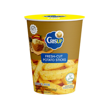 Crisup potato sticks curry snack exótico 1.76oz