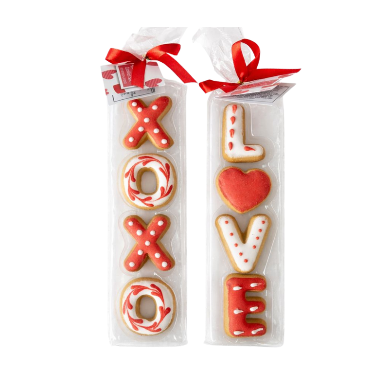 Dolchette Valentine Decorated Iced Cookies 