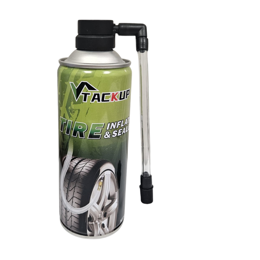 Tack Up Tire Inflator and Sealer inflador y sellador de llantas 15.2oz