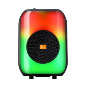 HB-658 bocina portátil Bluetooth 6.5 pulgadas luces RGB
