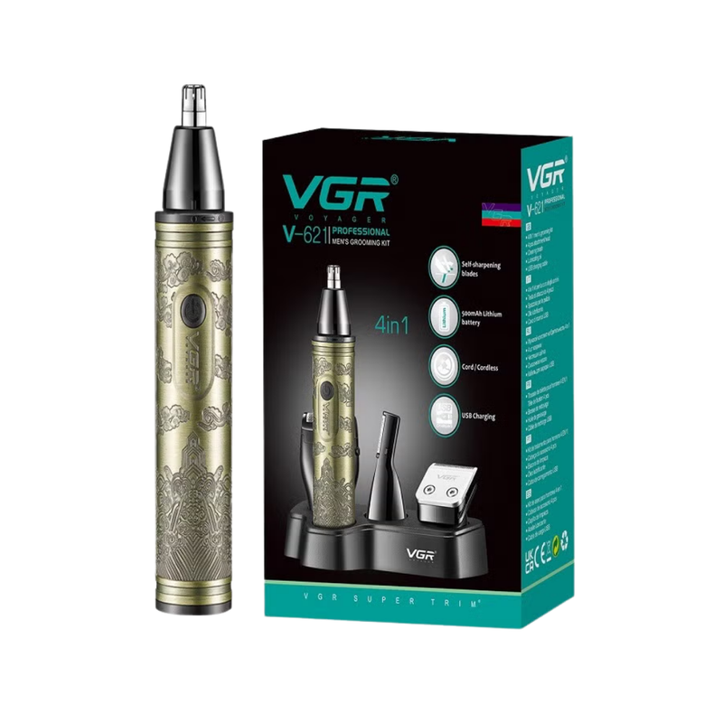 VGR V-621 Professional 4-in-1 Men's Grooming Kit