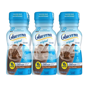 Glucerna Rich Chocolate batido nutricional pack de 6 botellas de 8oz